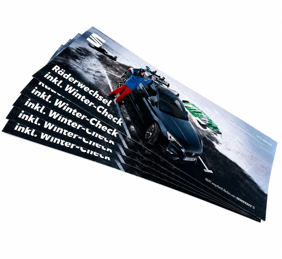 SEAT Service-Flyer im Offsetdruck